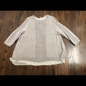 Lucky Brand sweater women sz 2XL
